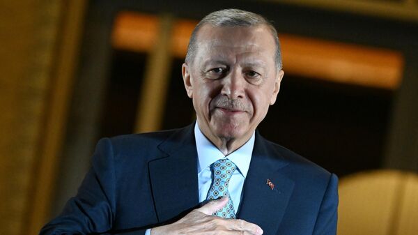 Действующий президент Турции Реджеп Тайип Эрдоган в Анкаре - اسپوتنیک ایران  