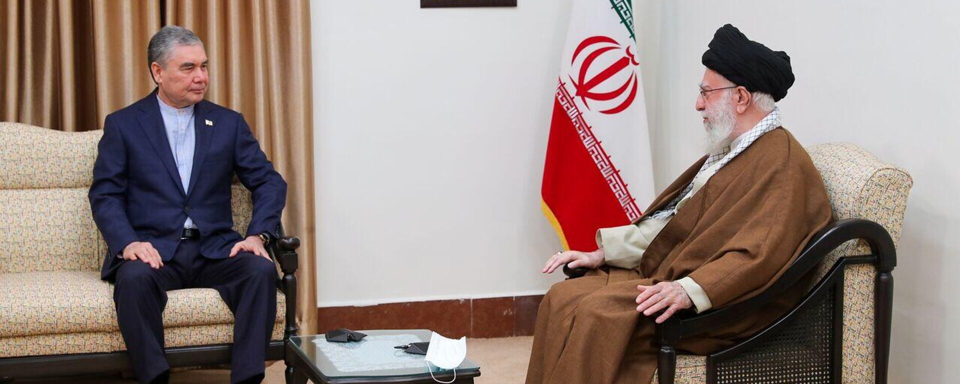 دیدار قربانقلی بردی محمداف با امام خامنه‌ای - اسپوتنیک ایران  , 1920, 31.05.2023