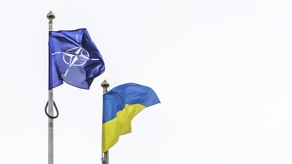 Флаг НАТО и Украины - اسپوتنیک ایران  