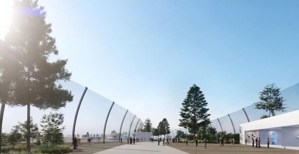 شهر شناور دوگن به قطر 4 کیلومتر که حتی در مقابل سونامی مقاوم است. شهر شناور دوگن به قطر 4 کیلومتر که حتی در مقابل سونامی مقاوم است. - اسپوتنیک ایران