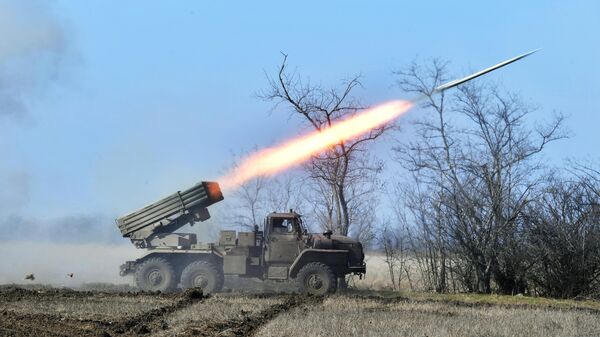 نیروی هوافضای روسیه سه پرتابگر موشک های هیمارس ارتش اوکراین را منهدم کرد - اسپوتنیک ایران  