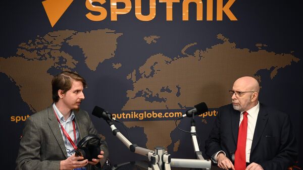 ПМЭФ-2023. Студия радио Sputnik - اسپوتنیک ایران  