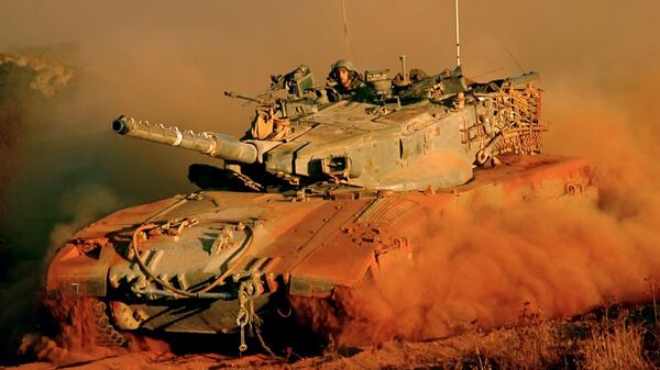 Танк Меркава сухопутных войск вооруженных сил Израиля. - اسپوتنیک ایران  