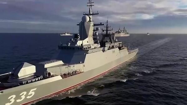Корвет Громкий ВМФ России в северной части Японского моря - اسپوتنیک ایران  