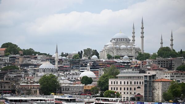 Вид на мечеть Сулеймание в Стамбуле - اسپوتنیک ایران  