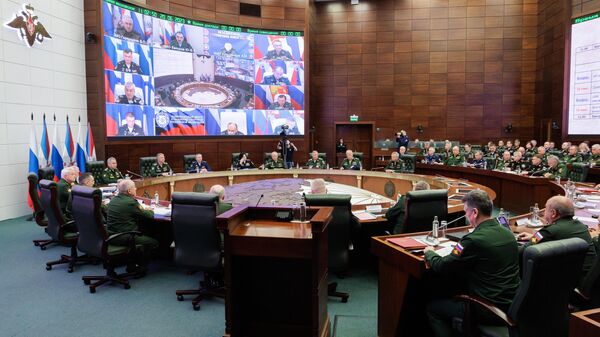 Заседание коллегии Минобороны России - اسپوتنیک ایران  
