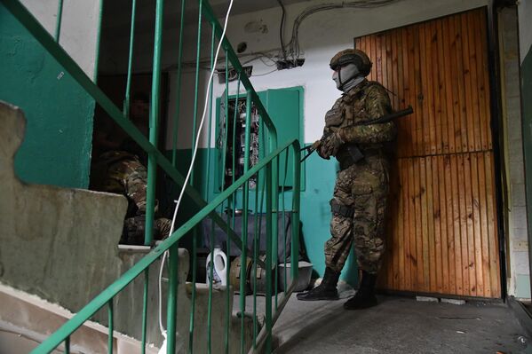 سربازان  ارتش روسیه در راستای تاکتیکی آرتیوموفسک - اسپوتنیک ایران  