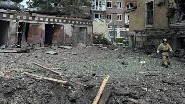 محل اصابت موشک اوکراینی در استان راستوف - اسپوتنیک ایران  