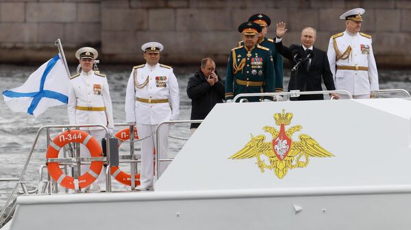 سخنرانی پوتین در رژه نیرو دریایی ارتش روسیه - اسپوتنیک ایران  