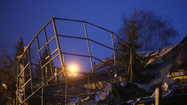 Жилые дома, разрушенные в результате взрыва, в Киреевске - اسپوتنیک ایران  