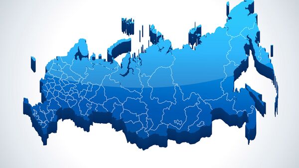 Карта России с Крымом  - اسپوتنیک ایران  