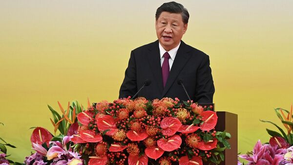  Си Цзиньпин произносит речь на церемонии приведения к присяге нового правительства Гонконга - اسپوتنیک ایران  