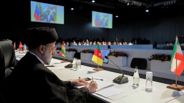 حضور ابراهیم رئیسی رئیس جمهور ایران در پانزدهمین اجلاس بریکس - اسپوتنیک ایران  