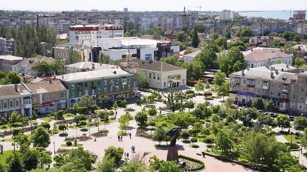 Площадь Единства в Бердянске - اسپوتنیک ایران  