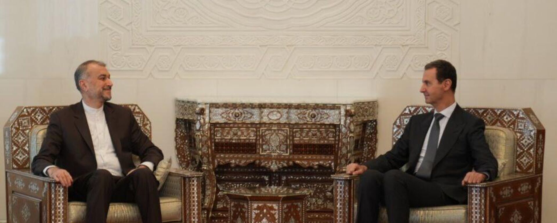 دیدار وزیر امور خارجه ایران و بشار اسد - اسپوتنیک ایران  , 1920, 08.04.2024