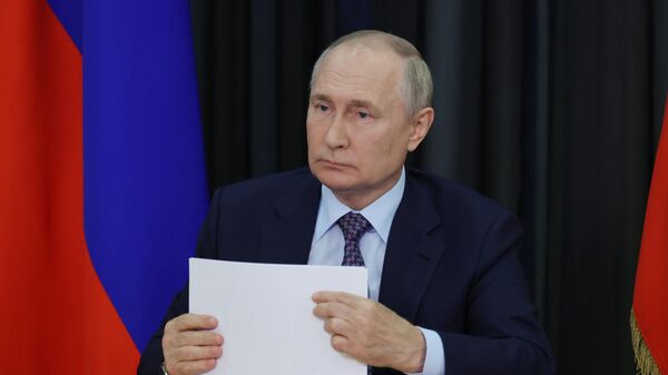 Президент РФ Владимир Путин  на заседании Российского оргкомитета Победа - اسپوتنیک ایران  