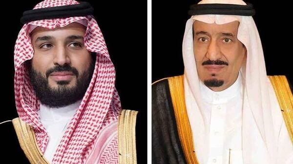 سلمان بن عبدالعزیز پادشاه و محمد بن سلمان ولیعهد عربستان سعودی - اسپوتنیک ایران  