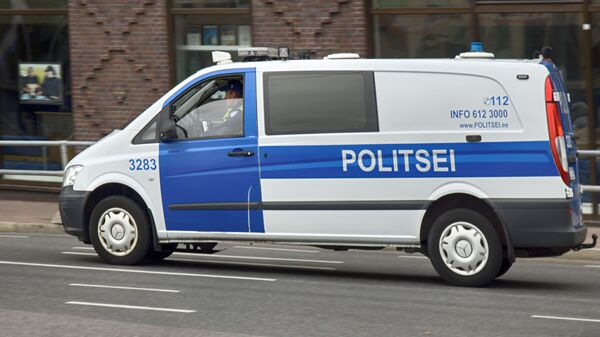 Полицейская машина в Таллине, Эстония - اسپوتنیک ایران  