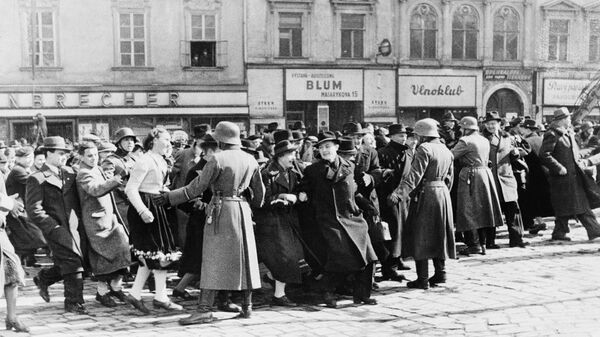 Немецкие войска в Праге во время немецкого вторжения в Чехословакию - اسپوتنیک ایران  