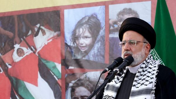  رئیس‌جمهورایران در اجتماع عظیم مردم تهران در محکومیت جنایات اسرائیل - اسپوتنیک ایران  