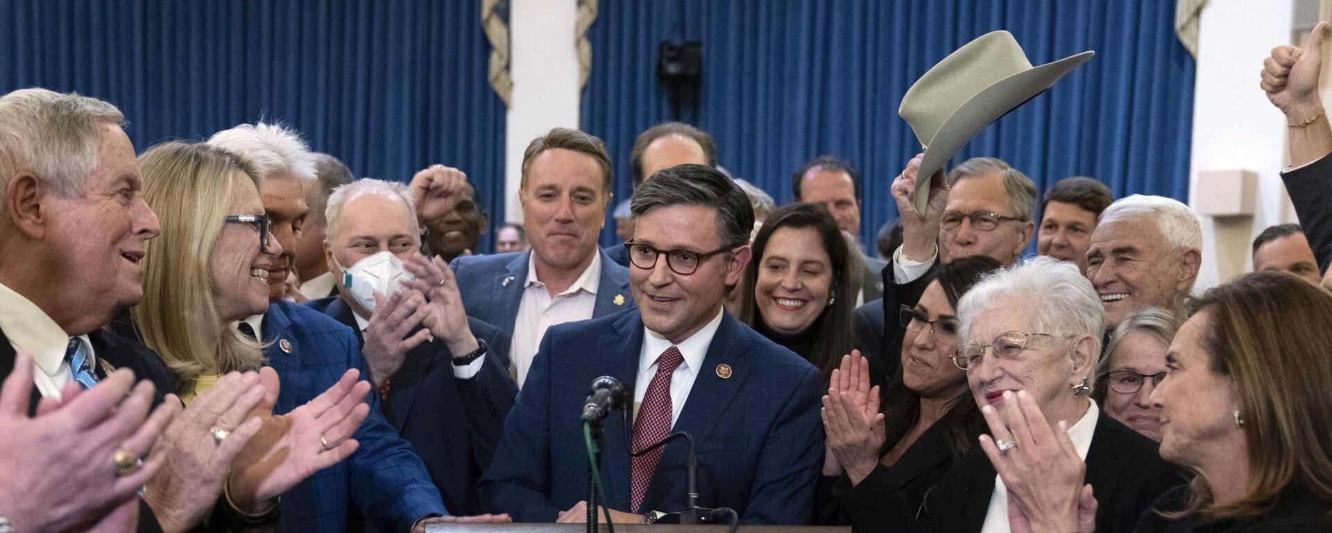 Член Палаты представителей Майк Джонсон выступает в Вашингтоне, США - اسپوتنیک ایران  , 1920, 07.01.2024