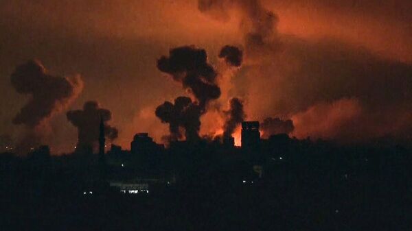 حملات جمعه شب اسرائیل به غزه - اسپوتنیک ایران  