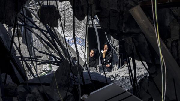 Разрушения после удара по Газе  - اسپوتنیک ایران  