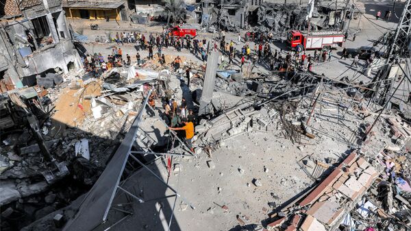 Разрушения после удара по Газе  - اسپوتنیک ایران  