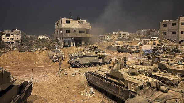 Израильские военные во наземной операции в секторе Газа - اسپوتنیک ایران  