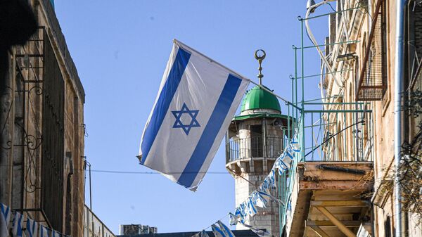 Флаг на улице в Иерусалиме - اسپوتنیک ایران  