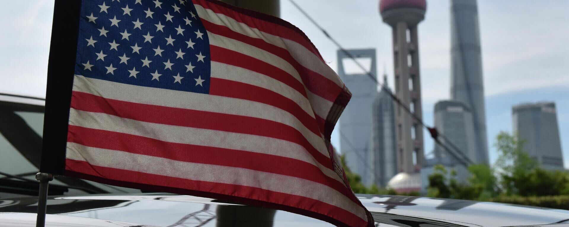 پرچم آمریکا روی ماشین کنسولگری امریکا در شانگهای - اسپوتنیک ایران  , 1920, 13.12.2023