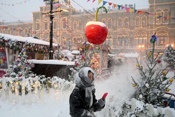دکه های کریسمس در مسکو. - اسپوتنیک ایران  