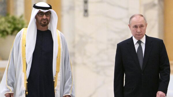 ولادیمیر پوتین و رئیس امارات - اسپوتنیک ایران  