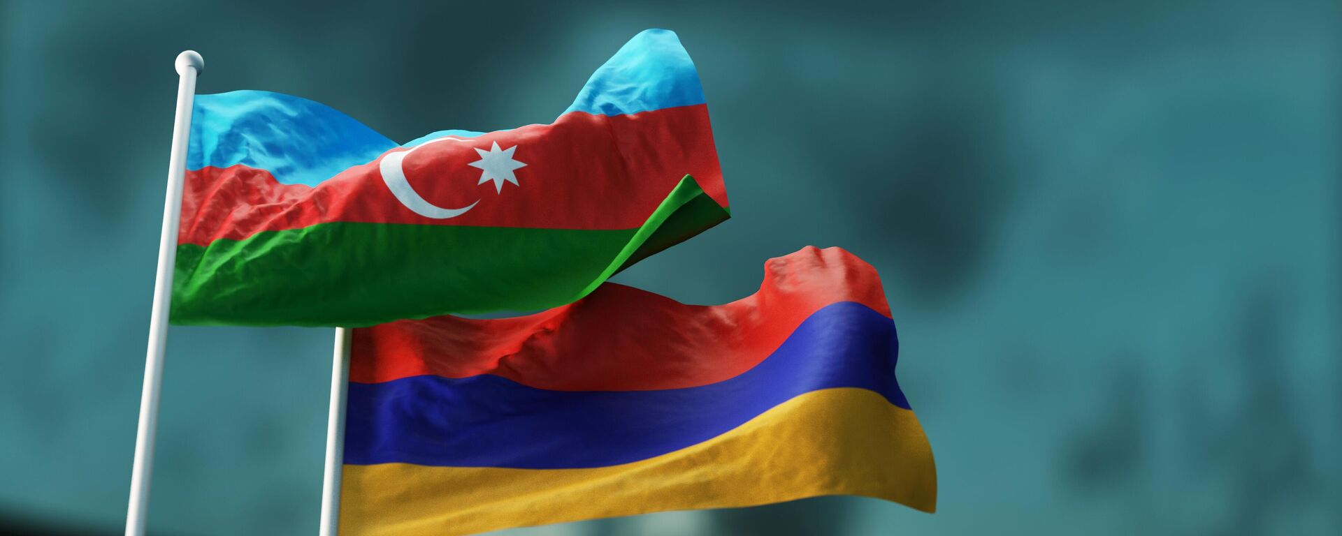 Флаги Армении и Азербайджана - اسپوتنیک ایران  , 1920, 13.12.2023