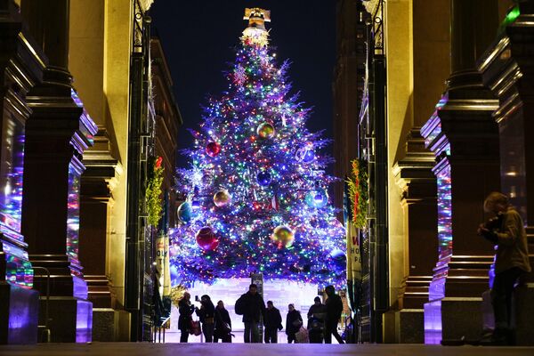 درخت کریسمس در فیلادلفیا. - اسپوتنیک ایران  