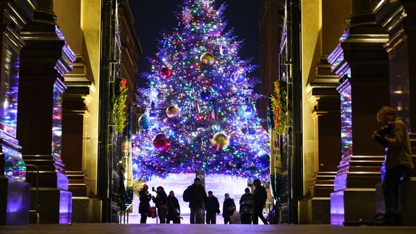 درخت کریسمس در فیلادلفیا - اسپوتنیک ایران  