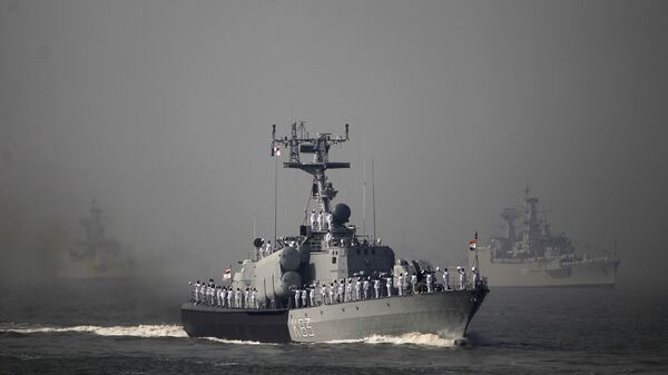 Корабли ВМС Индии во время учений - اسپوتنیک ایران  