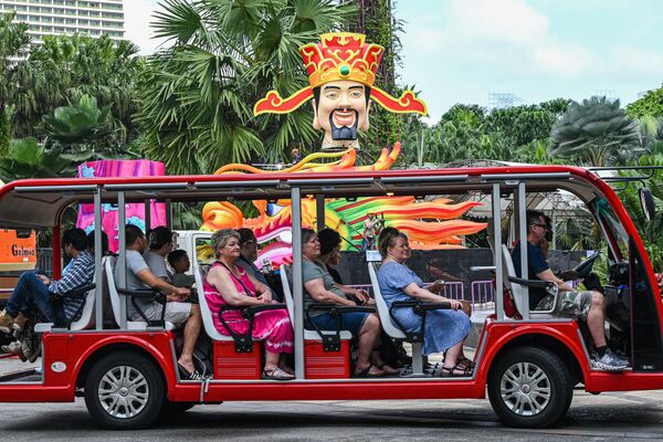 تهیه مقدمات سال نو به تقویم قمری در سنگاپور. - اسپوتنیک ایران  