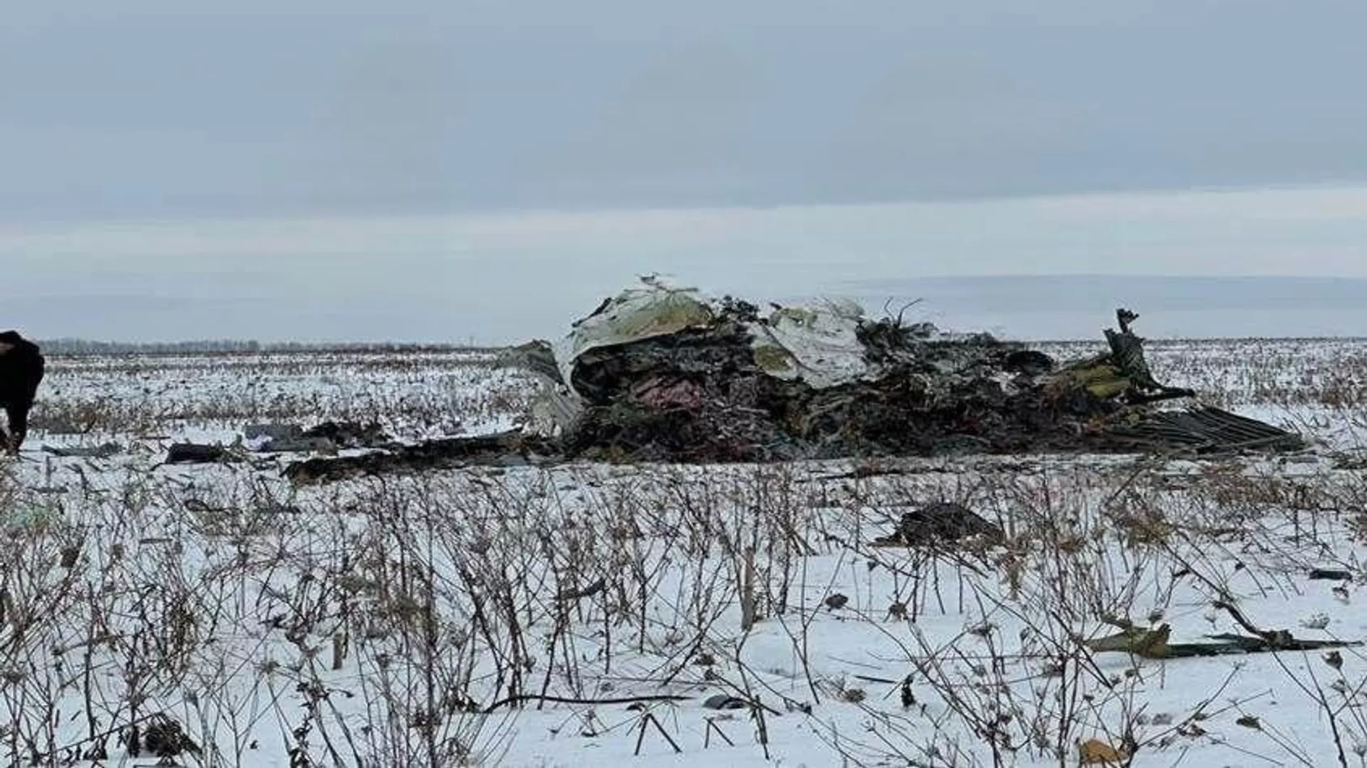 Место падения самолета Ил-76 в Белгородской области - اسپوتنیک ایران  , 1920, 31.01.2024