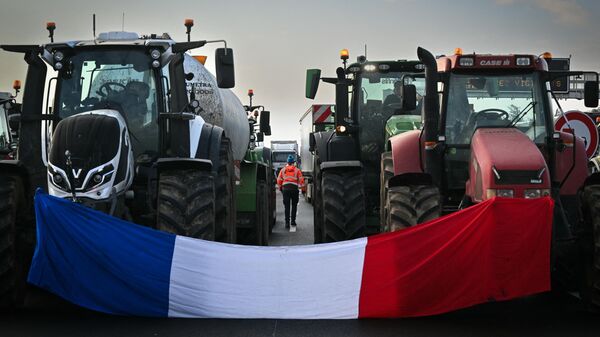 Протесты фермеров во Франции  - اسپوتنیک ایران  