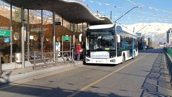 آغاز فعالیت آزمایشی اولین اتوبوس برقی چینی در تهران - اسپوتنیک ایران  