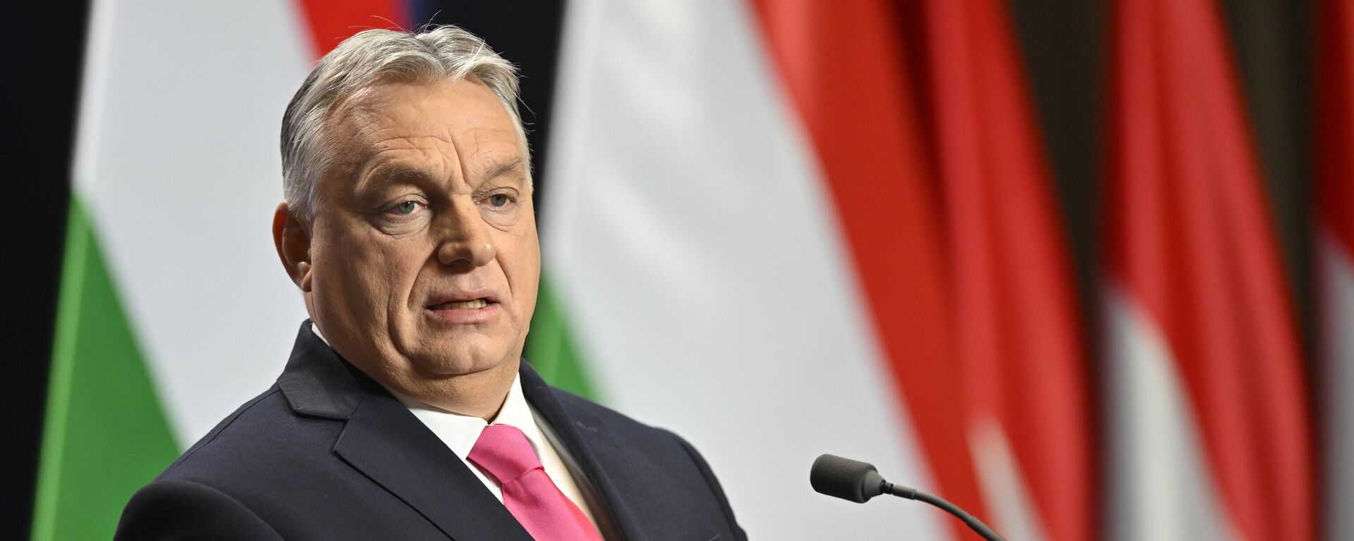 Премьер-министр Венгрии Виктор Орбан выступил на ежегодной международной пресс-конференции в Будапеште, Венгрия - اسپوتنیک ایران  , 1920, 29.03.2024