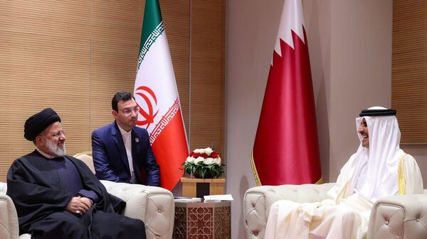 دیدار رئیس جمهور ایران با امیر قطر - اسپوتنیک ایران  