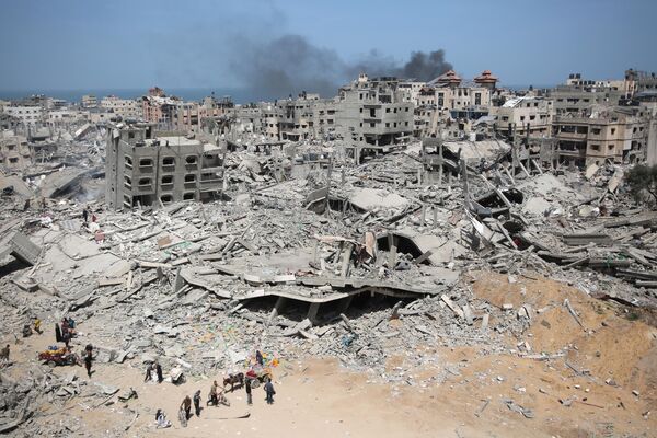 ویرانی های غزه بر اثر حملات اسرائیل. - اسپوتنیک ایران  