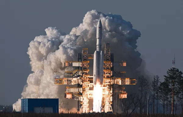 Первый запуск ракеты Ангара-А5 с космодрома Восточный Первый запуск ракеты Ангара-А5 с космодрома Восточный
