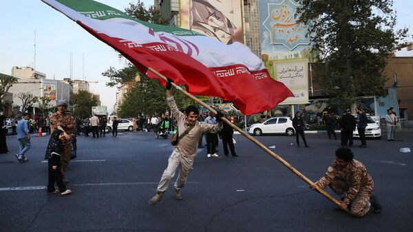 Демонстранты во время антиизраильского митинга в Тегеране, Иран - اسپوتنیک ایران  