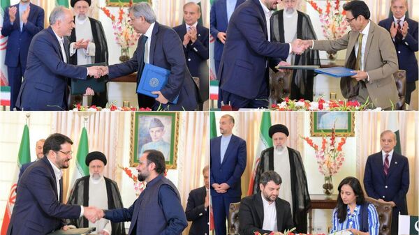 امضای هشت سند همکاری بین ایران و پاکستان - اسپوتنیک ایران  