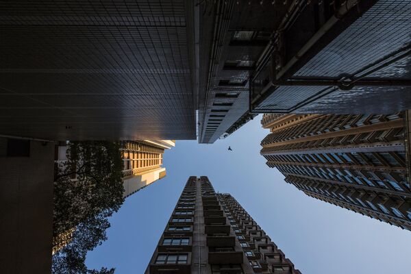 این تصویر که در 16 می 2024 گرفته شده است، کبوتری را در حال پرواز در میان ساختمان های آپارتمانی در هنگ کنگ نشان می دهد.هنگ کنگ که دارای متراکم ترین مناطق مسکونی و بلندترین آسمان خراش های جهان است، بیش از 550 ساختمان دارد که حداقل 150 متر (490 فوت) ارتفاع دارند و بر اساس شورای جهانی آسمان خراش ها (CTBUH) بلند ترین شهر جهان محسوب می شود. - اسپوتنیک ایران  