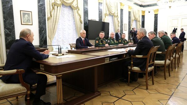 دیدار پوتین با امرای ارتش روسیه  - اسپوتنیک ایران  