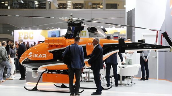 هلیکوپتر بدون سرنشین SH-450 در نمایشگاه  HeliRussia - اسپوتنیک ایران  